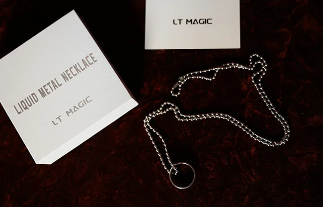 Liquid Metal Necklace by LT Magic'