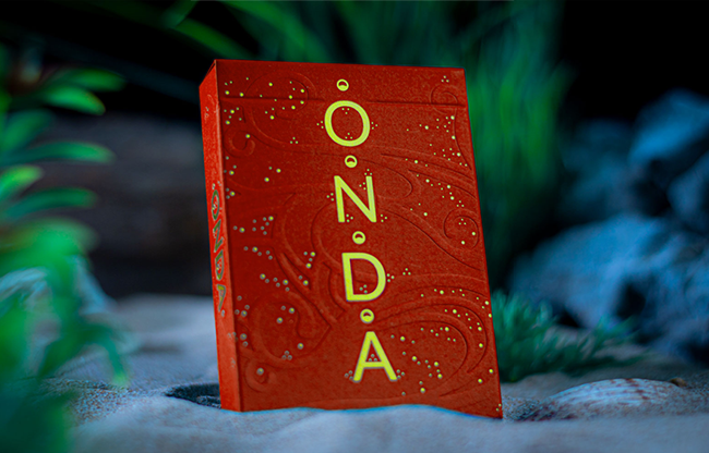 ONDA V2 (Coral) by Jocu Playing Cards