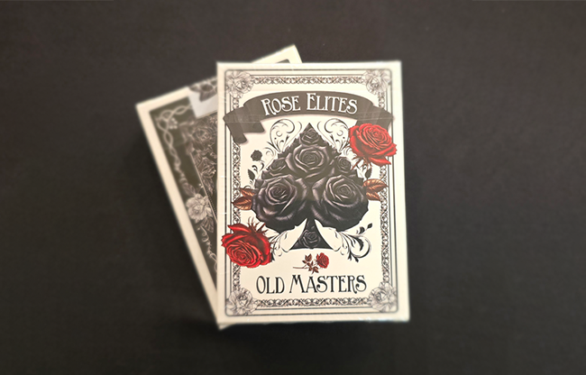 Rose Elites - Old Masters (Black) Marked Deck Playing Cards