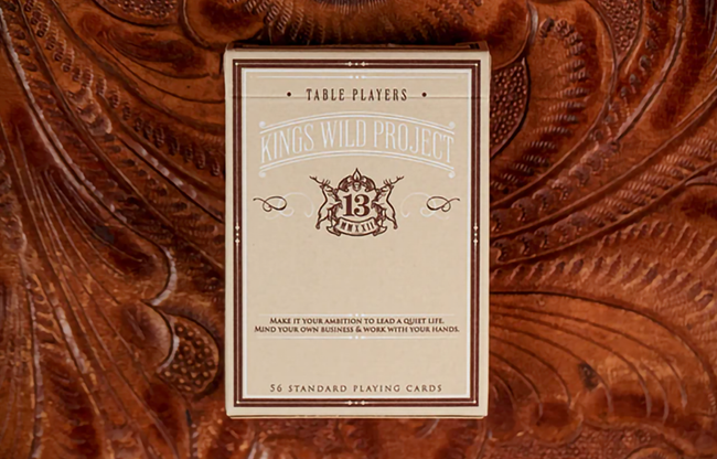 Limited No.13 Table Players Vol.13 Playing Cards by Kings Wild Project