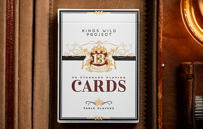 Limited No.13 Table Players Vol.19 Playing Cards by Kings Wild Project