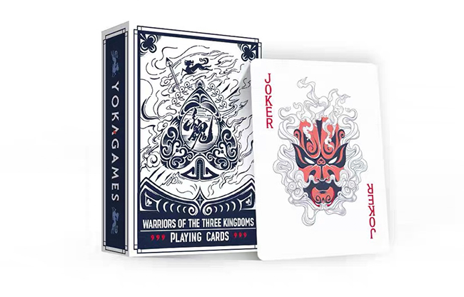 Warriors Of Three Kingdoms (Blue) Playing Cards by YOKAGAME