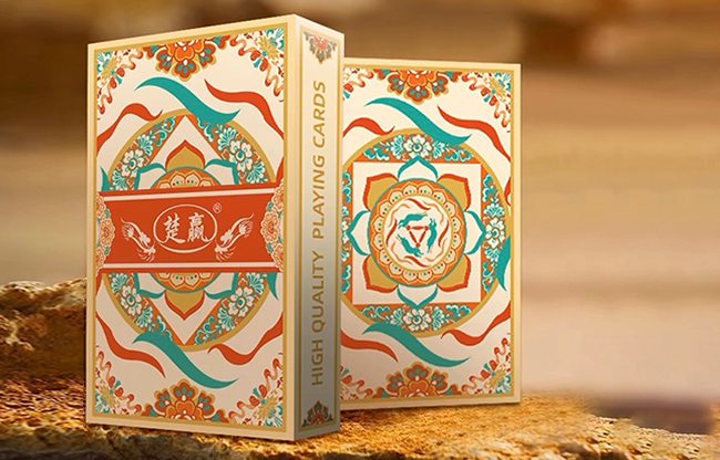 Three Rabbits with Ears Playing Cards