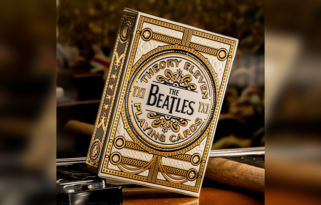 The Beatles Special Edition (White) Playing Cards by theory11