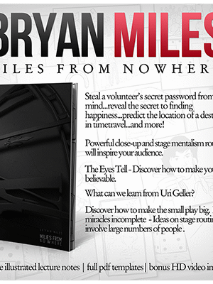 Miles from Nowhere Lecture Notes (with Bonus Tricks Online) by Bryan Miles - eBook