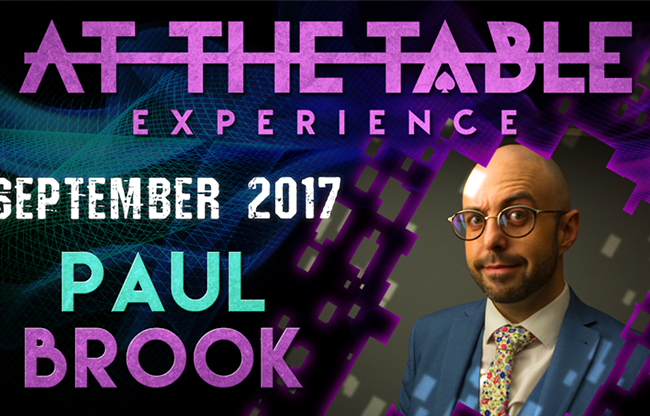 At The Table Live Lecture - Paul Brook September 20th 2017 video DOWNLOAD