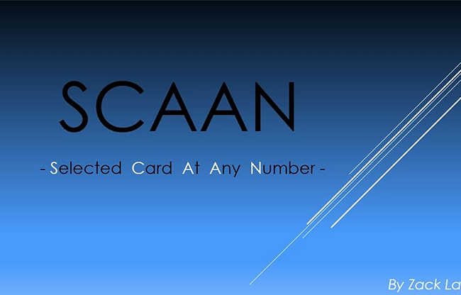 SCAAN - Selected Card At Any Number by Zack Lach video DOWNLOAD