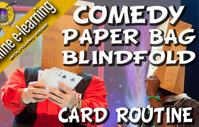 Comedy Paper Bag Blindfold Routine by Wolfgang Riebe video DOWNLOAD