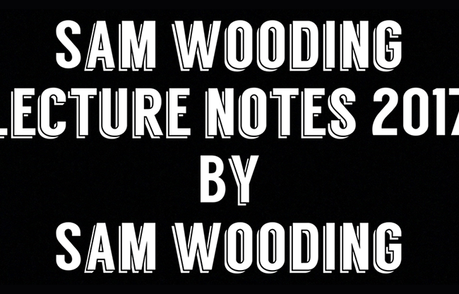 Sam Wooding Lecture Notes 2017 by Sam Wooding eBook DOWNLOAD
