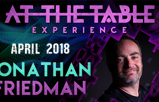 At The Table Live Lecture - Jonathan Friedman April 4th 2018 video DOWNLOAD