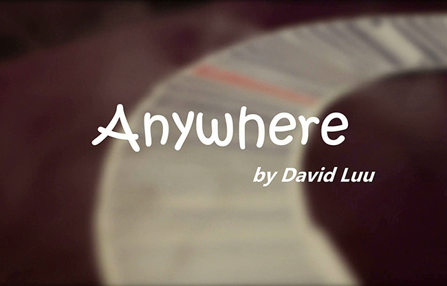 Anywhere by David Luu video DOWNLOAD