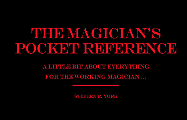 The Magician's Pocket Reference by Stephen R. York eBook DOWNLOAD