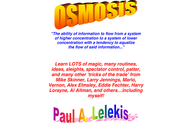 OSMOSIS I - Paul A. Lelekis Mixed Media DOWNLOAD