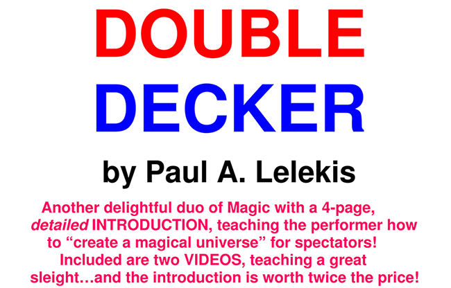 DOUBLE DECKER by Paul A. Lelekis Mixed Media DOWNLOAD