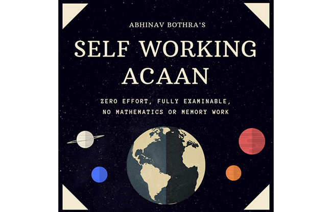 Self-Working ACAAN by Abhinav Bothra Mixed Media DOWNLOAD