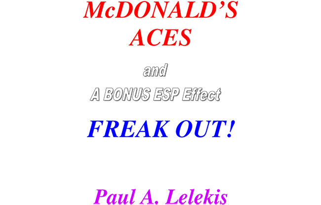 McDonald's Aces and Freak Out! by Paul A. Lelekis Mixed Media DOWNLOAD