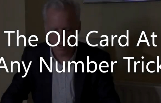 TOCAANT (The Old Card At Any Number Trick) by Brian Lewis video DOWNLOAD