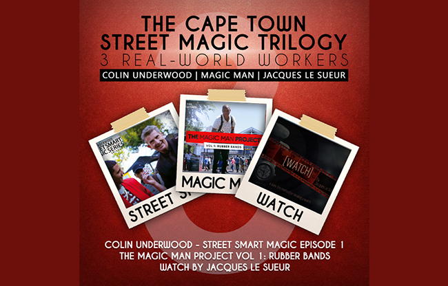 The Cape Town Street Magic Trilogy by Magic Man, Colin Underwood and Jaques Le Suer video DOWNLOAD
