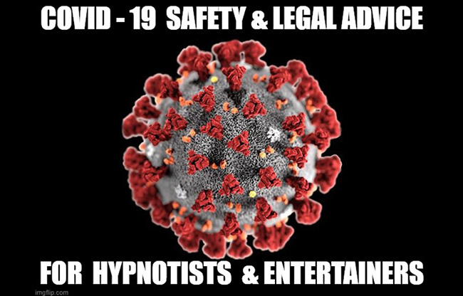 CORONAVIRUS SAFETY FOR STAGE-HYPNOTISTS, MAGICIANS & MENTALISTS by Jonathan Royle, Stuart "Harrizon" Cassels, Rich Guzzi & Stuart Gavin Mixed Media DOWNLOAD