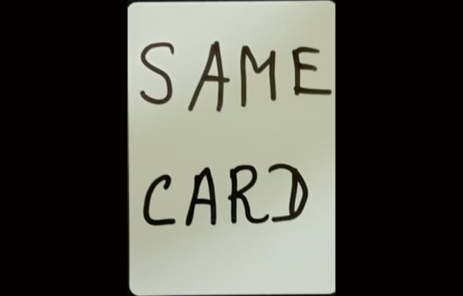 The Same Card by Dibya Guha video DOWNLOAD