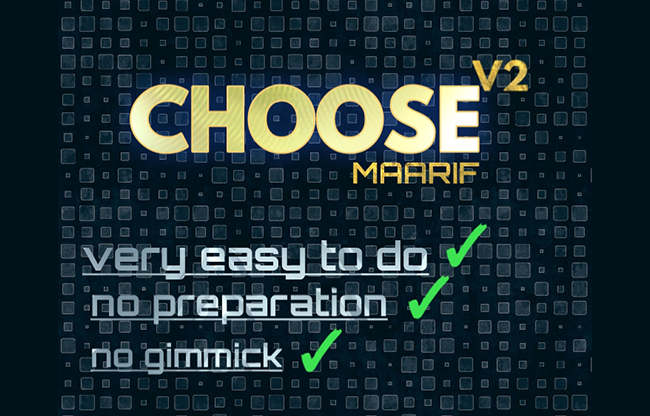 Choose V2 by Maarif video DOWNLOAD