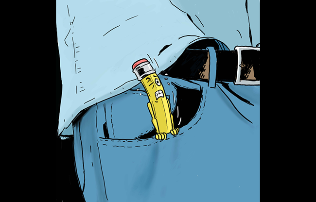 Rising Pencil From Pocket by Armen Škobalj video DOWNLOAD