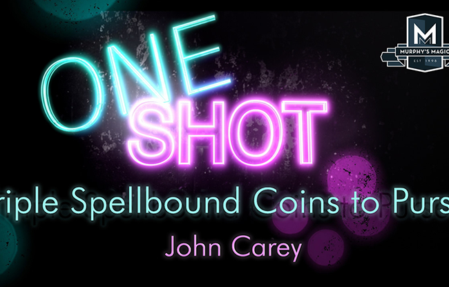 MMS ONE SHOT - Triple Spellbound Coins to Purse by John Carey video DOWNLOAD