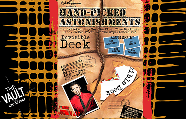 The Vault - Hand-picked Astonishments (Invisible Deck) by Paul Harris and Joshua Jay video DOWNLOAD