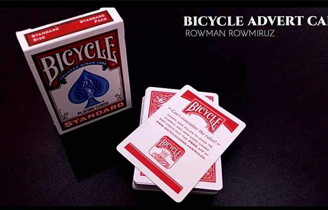 Bicycle Advert Card by Rowman Rowmiruz video DOWNLOAD