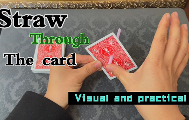 Straw Through The Card by Dingding video DOWNLOAD