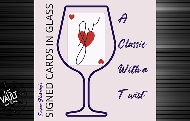 The Vault - Signed Cards In Glass by Jasper Blakeley video DOWNLOAD