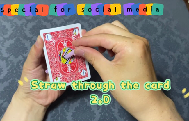 Straw Through Card 2.0 by Dingding video DOWNLOAD