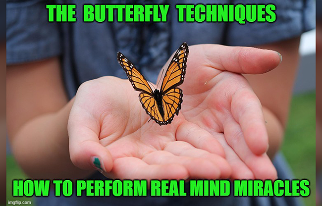 The Butterfly Technique's - How to Perform Real Mind Miracles by Jonathan Royle mixed media DOWNLOAD