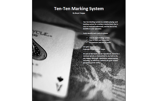 Ten-ten Marking System by Boyet Vargas ebook DOWNLOAD