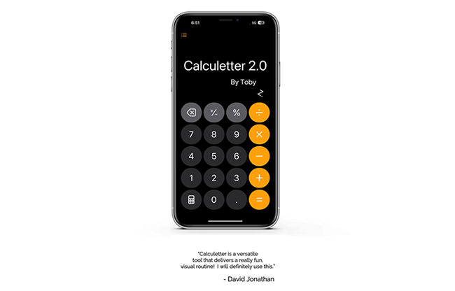 Calculetter 2.0 by Toby Z. video DOWNLOAD