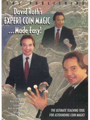 David Roth Expert Coin Magic Made Easy (3 Vol. set) video DOWNLOAD